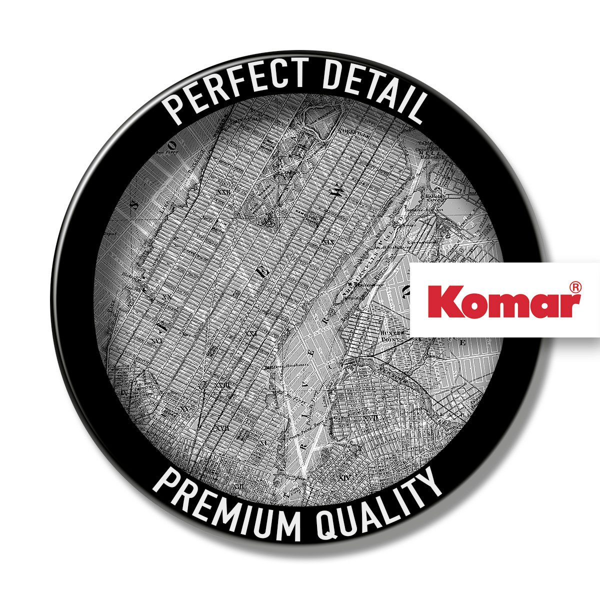Komar  Vlies Fototapete NYC Map 200x250 cm Bild 10
