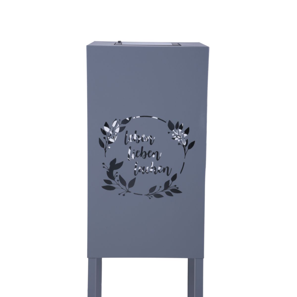 Garden Pleasure Licht-Dekosäule VIVIAN Stahl, grau, pulverbeschichtet Bild 5