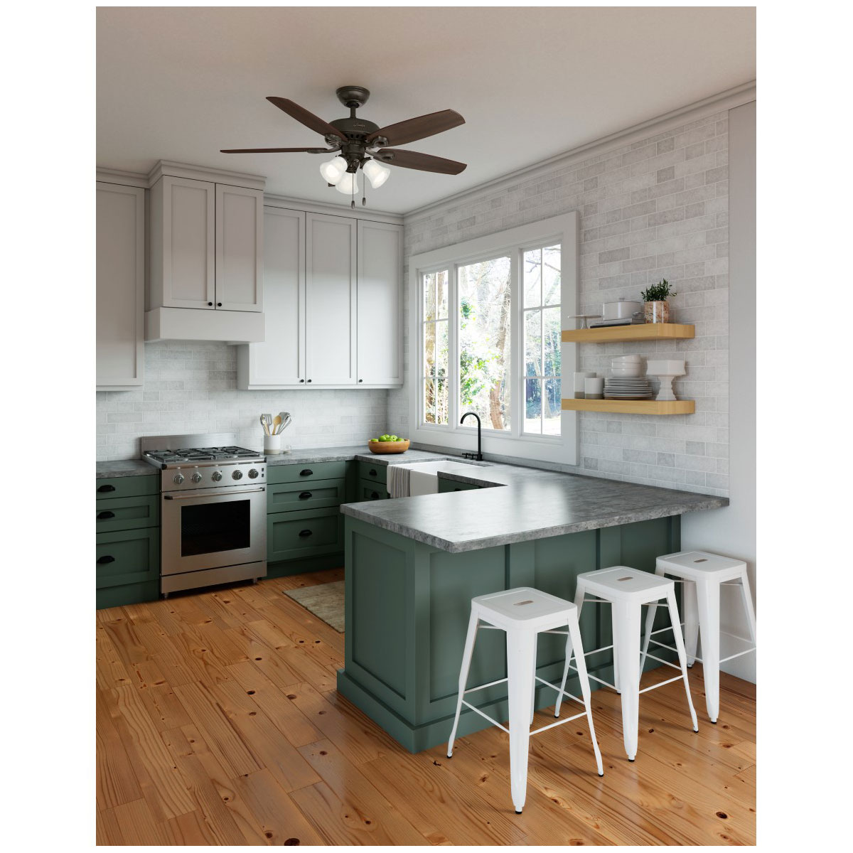 Hunter Fan Hunter Deckenenventilator Builder Plus 132 cm bronze Bild 8