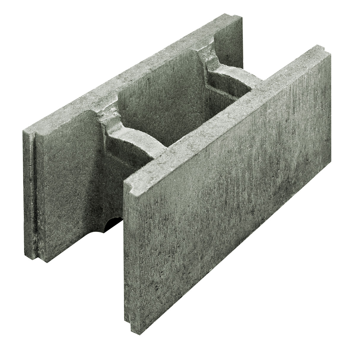 Lusit  Schalungsstein 50 x 25 x 24 cm grau Bild 1