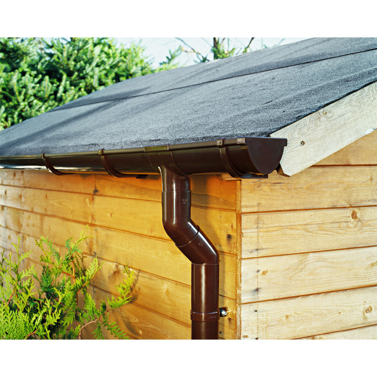 Marley Duplex-Dachrinne braun 300 cm Bild 2