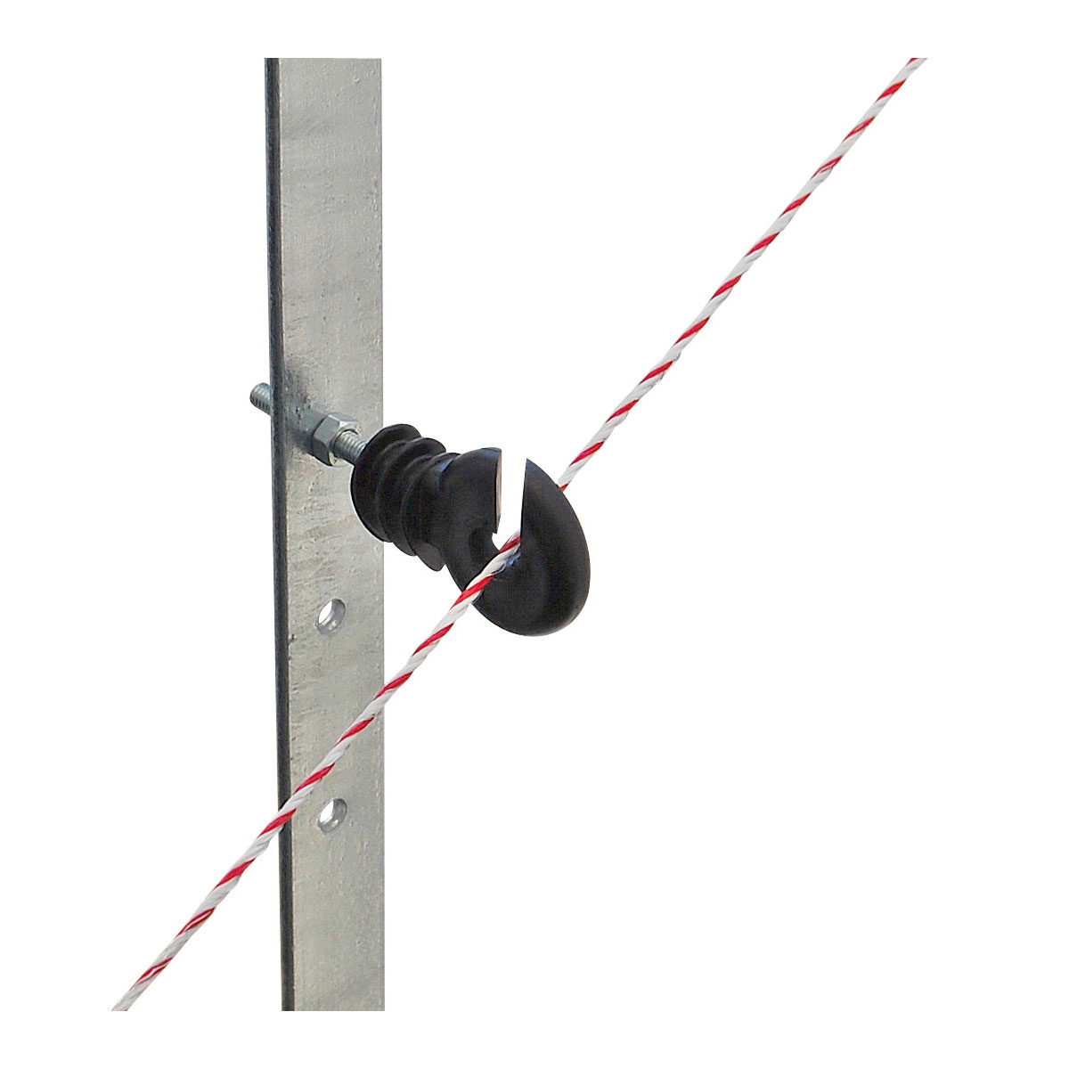 Ringisolator metrisch Durchmesser 6 mm schwarz