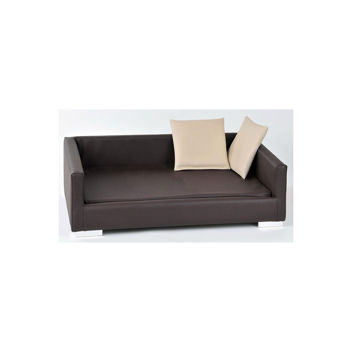 Rohrschneider Hundesofa „Lucky“, braun