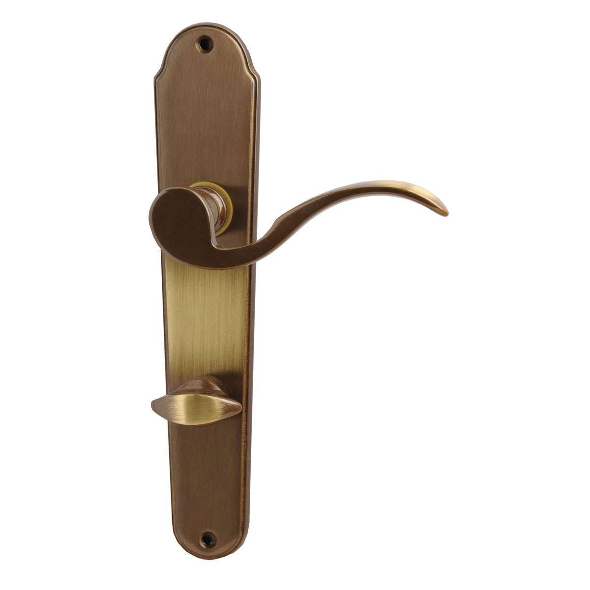 Alpertec Langschildgarnitur Panda-LS für WC brüniert