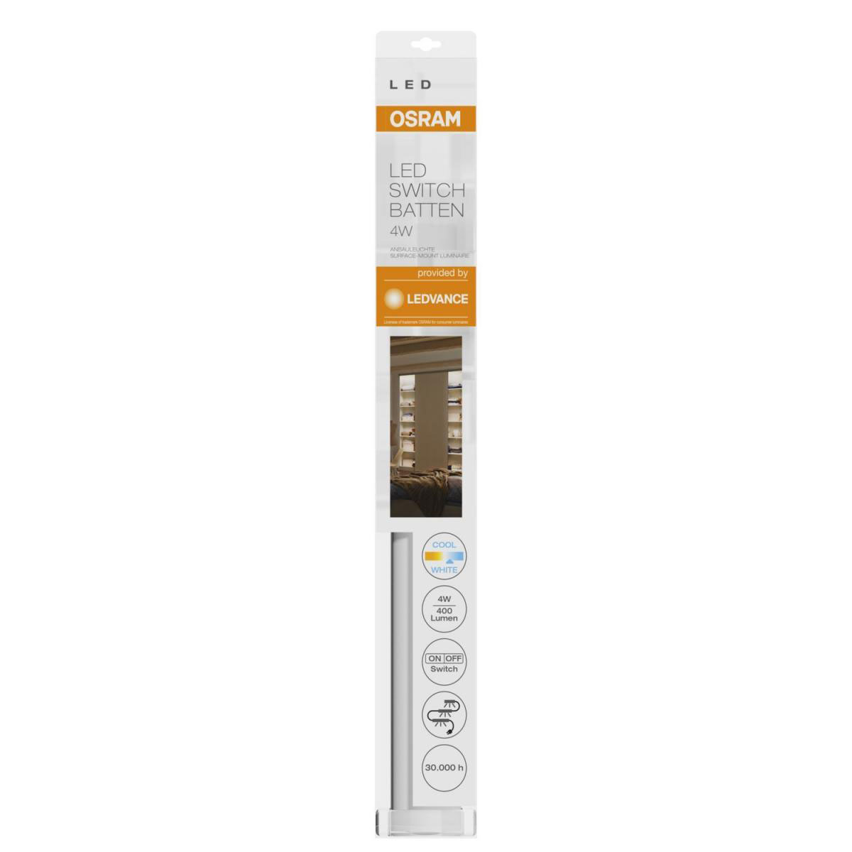 Osram LED-Leuchte Switch Batten 4W kaltweiß Bild 2