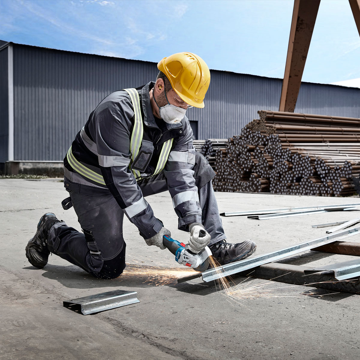 Bosch Professional Akku WInkelschleifer GWS 18V-8 Bild 3