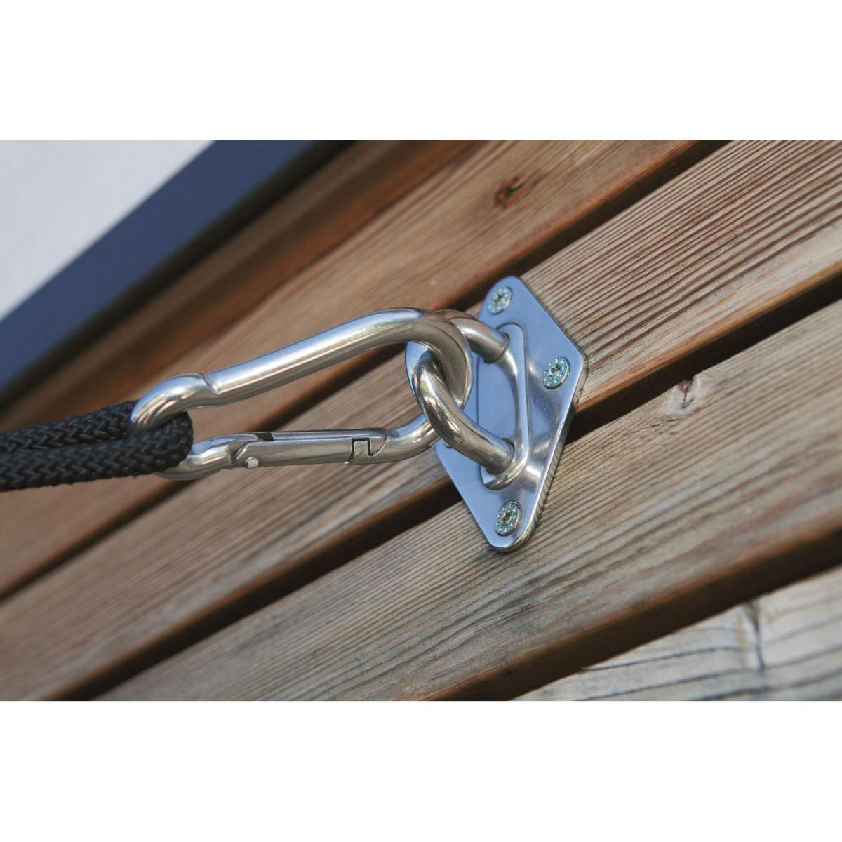 Karabinerhaken Edelstahl rostfrei Bild 2