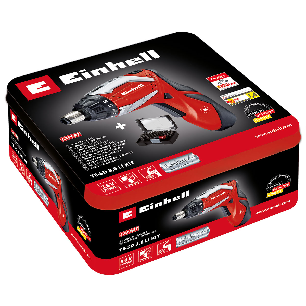 Einhell Akkuschrauber-Set TE-SD 3,6 Li Kit 2-teilig Bild 3