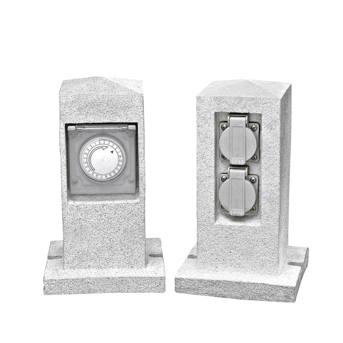 Flector Garten Steckdosen-Säule mit Zeitschaltuhr Bild 2