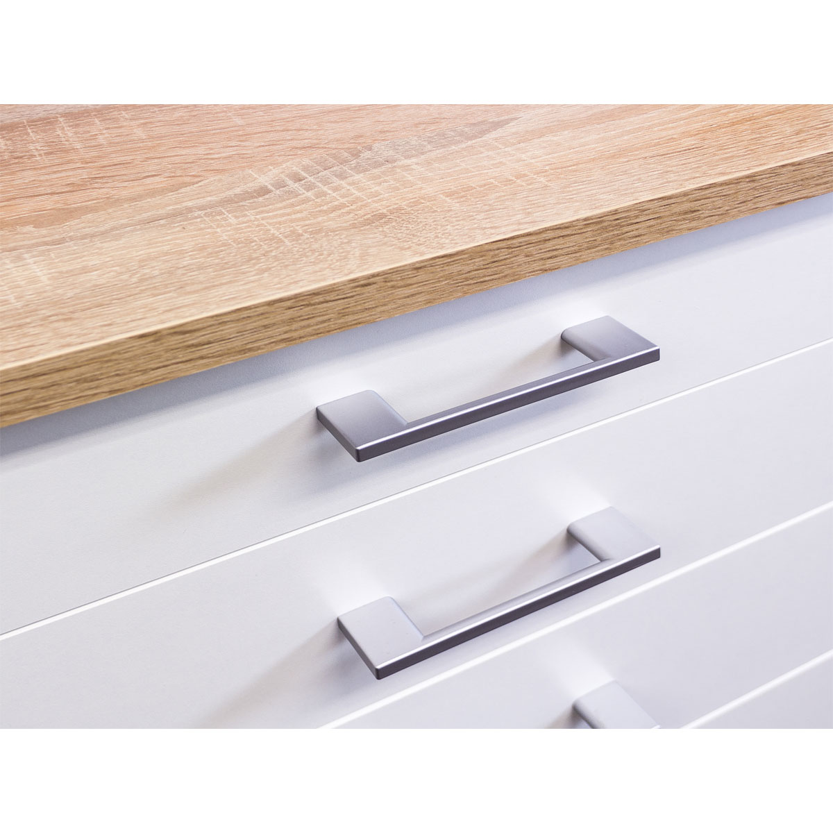 Flex-Well Küchenunterschrank „Samoa“, 50x85x60 cm, weiß/Sonoma Eiche Bild 4