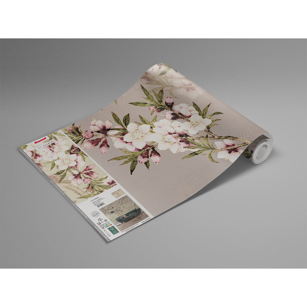 Komar  Vlies Fototapete Love Birds 300x250 cm Bild 8