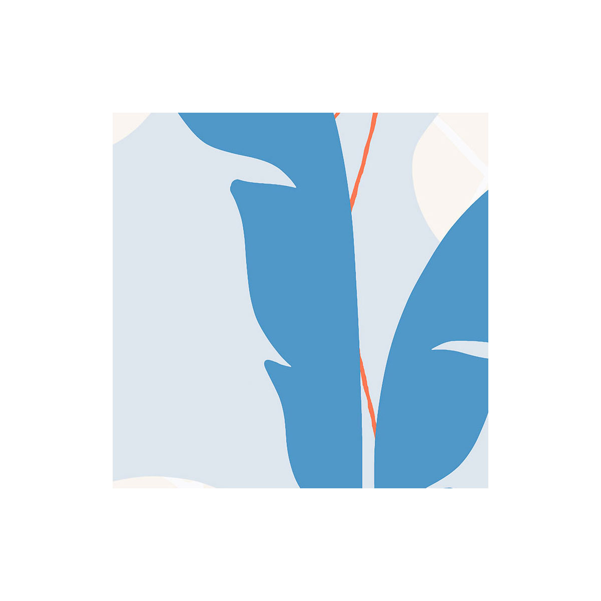 Komar  Vlies Fototapete Tropical Shapes 300x280 cm Bild 8