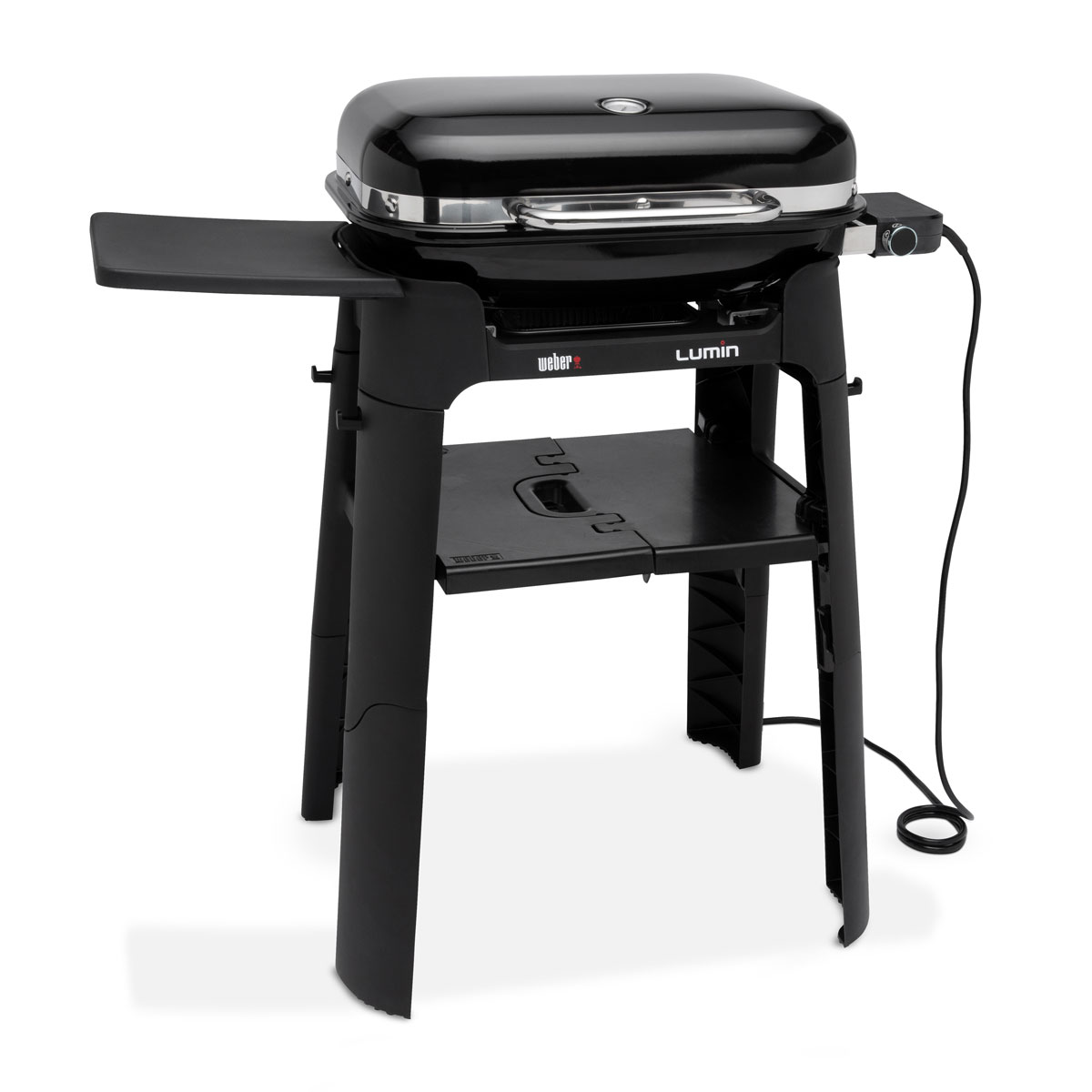Weber Elektrogrill Lumin mit Stand Black