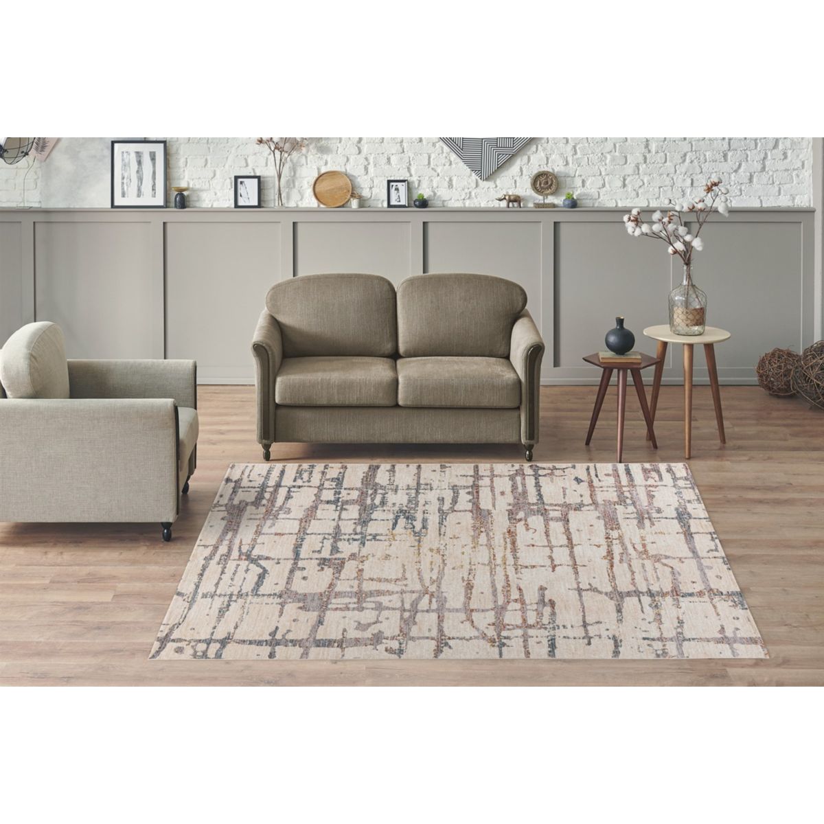 Jaka 325 Creme / Multi 160cm x 230cm Bild 2