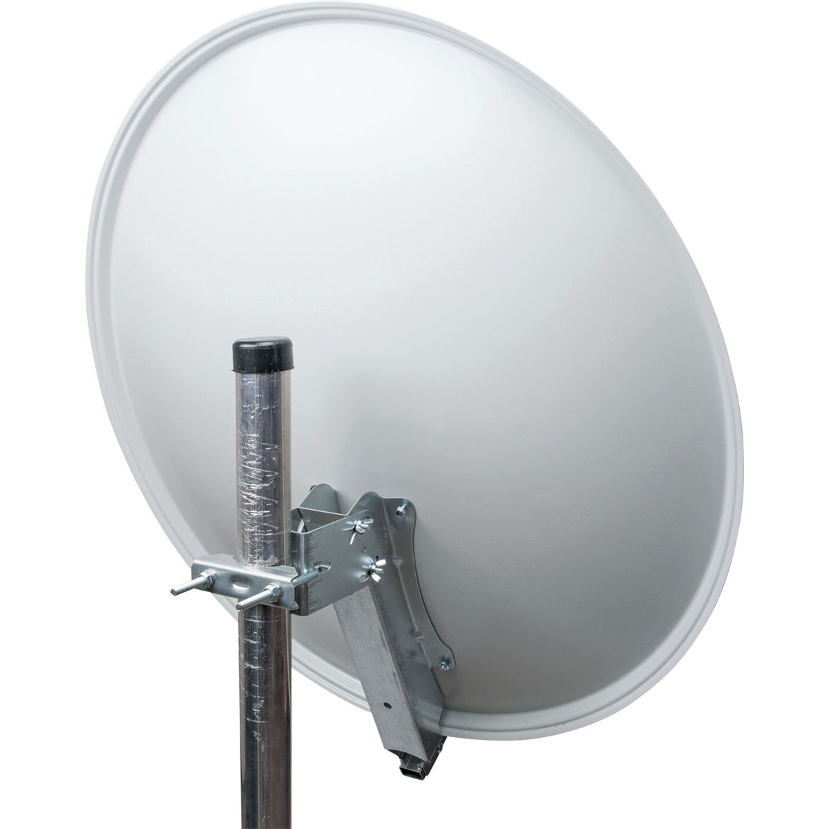 Schwaiger Satellitenschüssel Alu-Line mit Logo 80 cm Aluminium hellgrau Bild 4