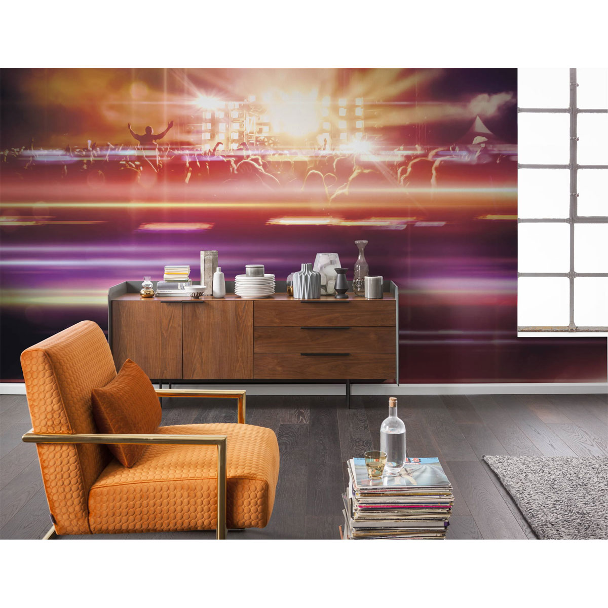 Komar  Vlies Fototapete Open Air Rock 400x250 cm