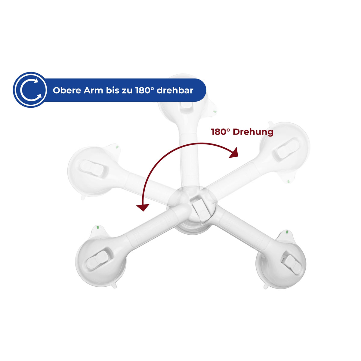 Wenko  Wandgriff Secura Trio mit Ampelfunktion Bild 3