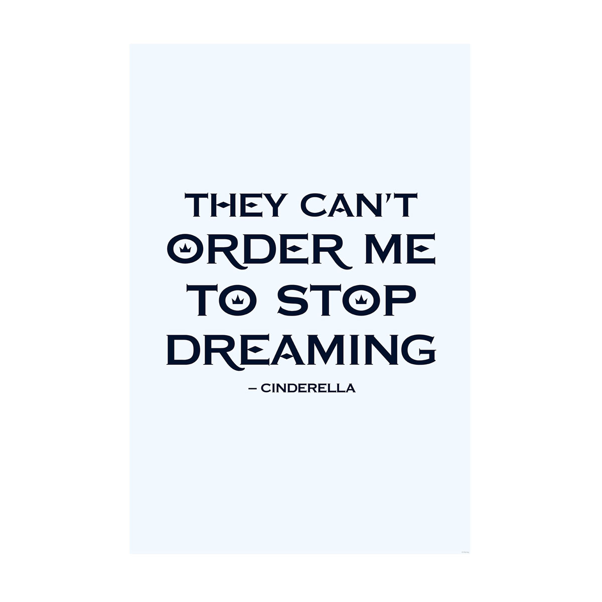Komar  Wandbild Cinderella Quote 30x40 cm Bild 2