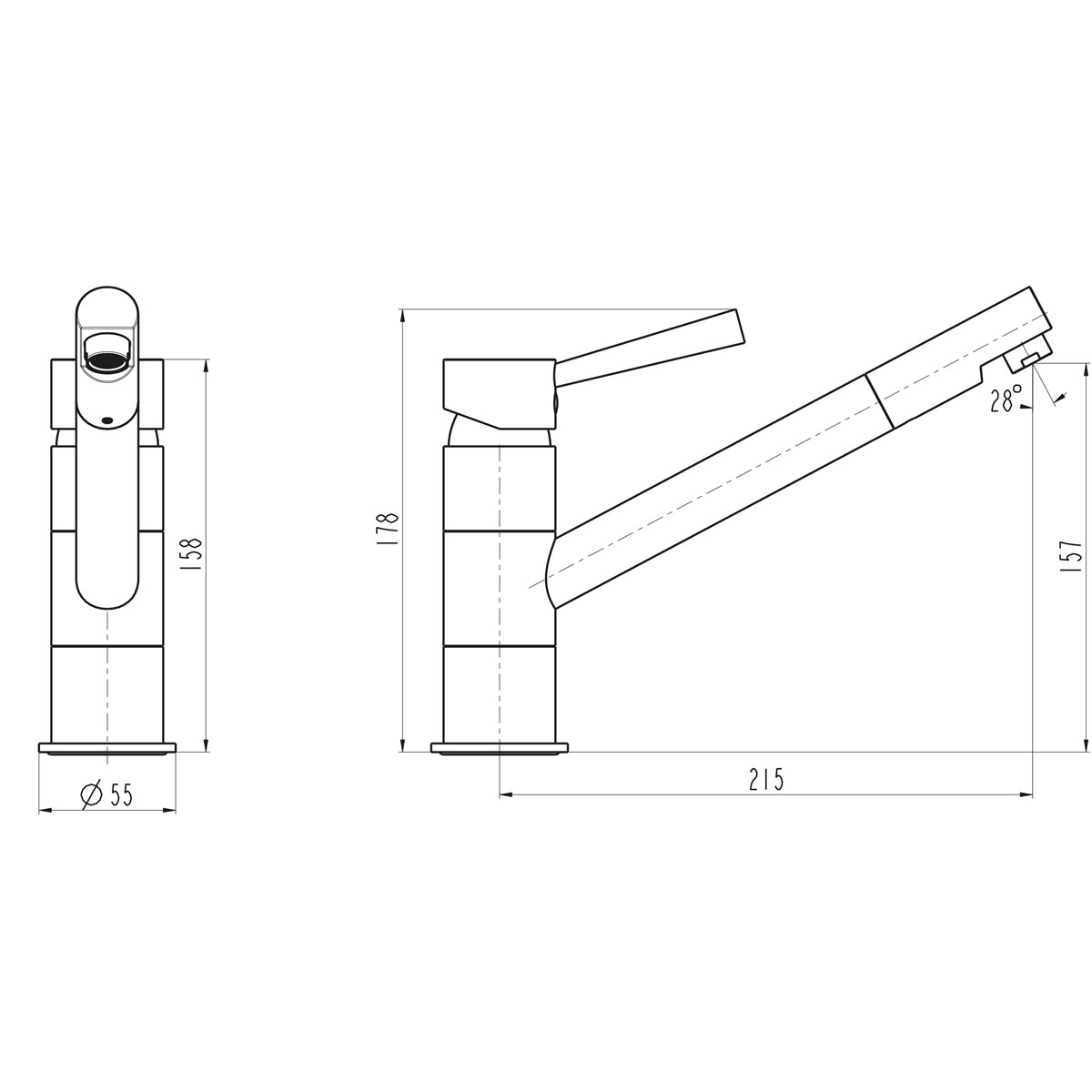 Schütte Schwenkbare Küchenarmatur Cornwall kupfer Bild 5