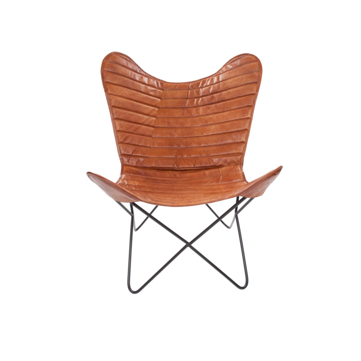 Schmetterling Stuhl Santiago 326 Cognac Bild 2