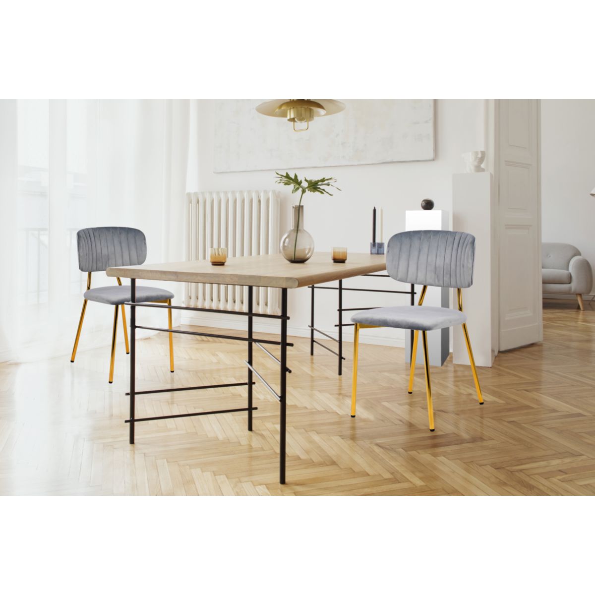 Stuhl Giselle 125 2er-Set grau Bild 5