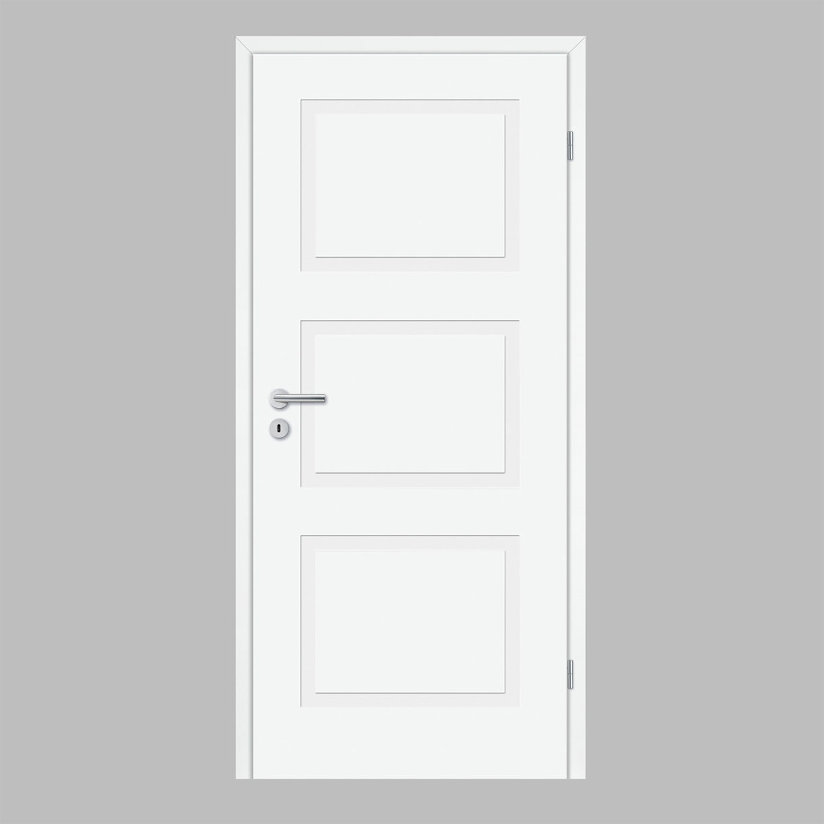 Borne Zimmertür Lusso 03 198,5 x 73,5 cm design-weiß rechts