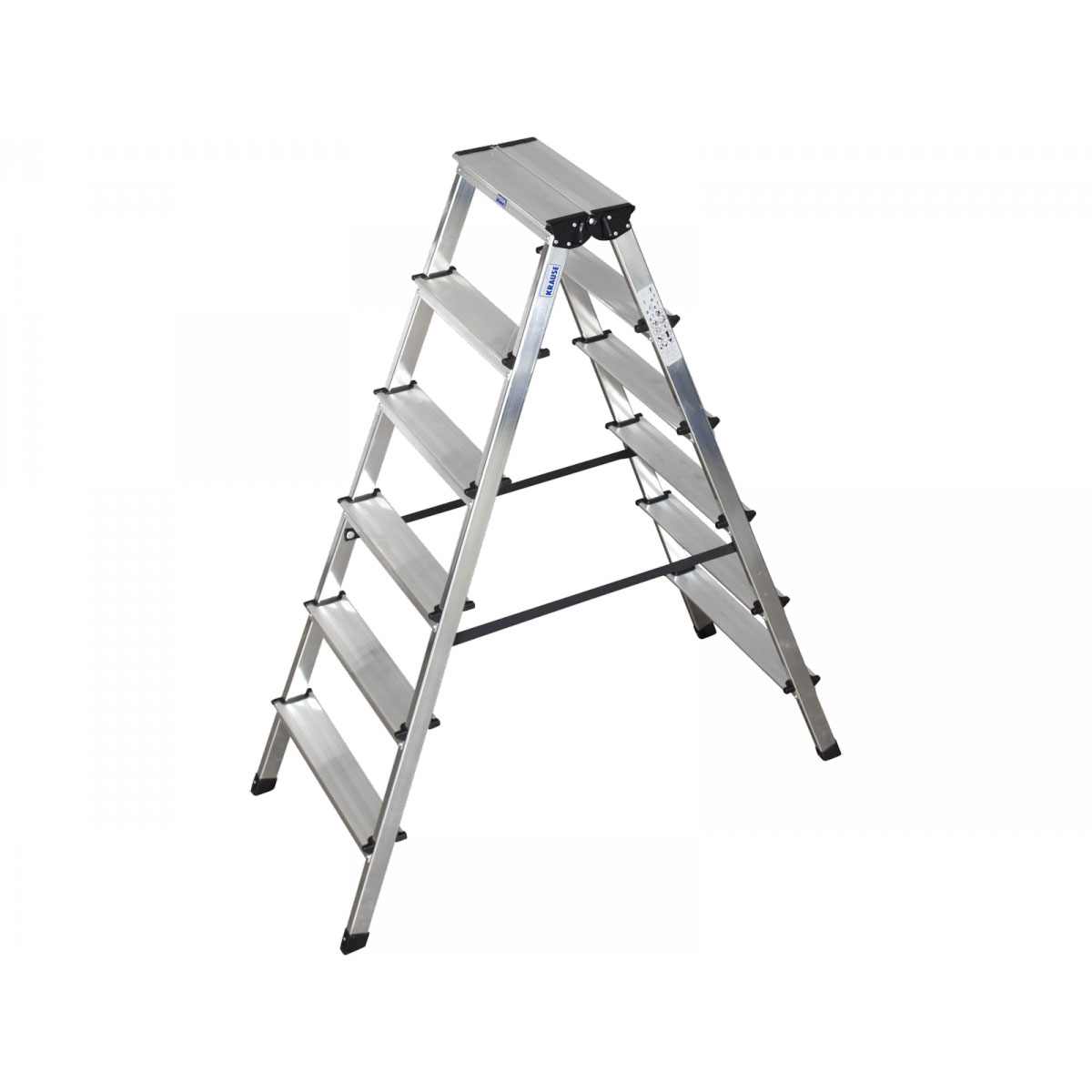 Krause Stufen-Doppelleiter Dopplo 2 x 6 Stufen