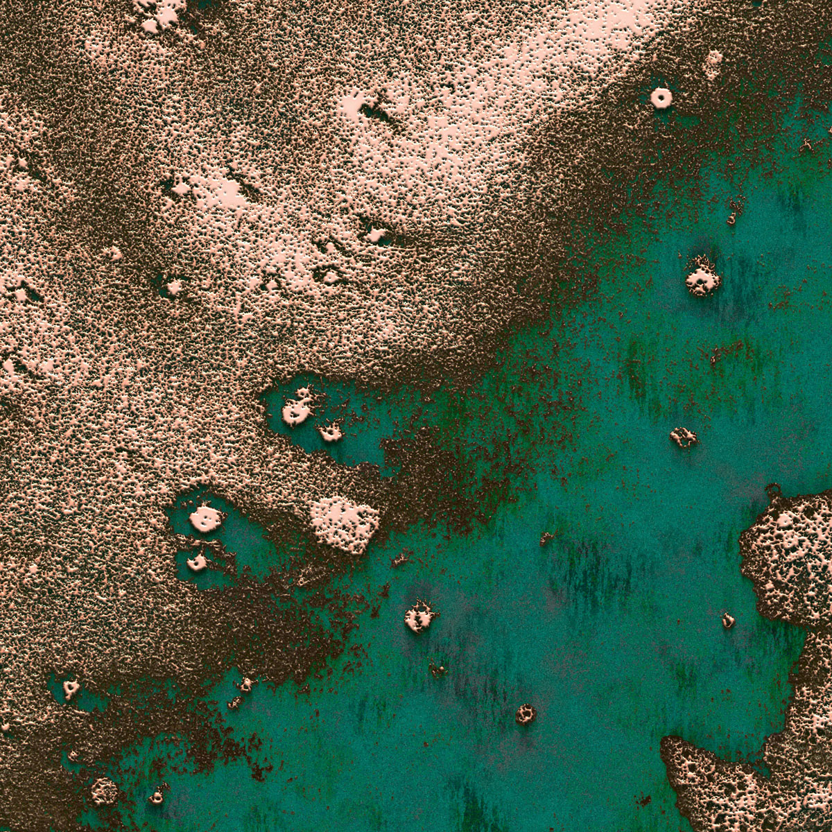 Komar  Vlies Fototapete Molten Copper 400x280 cm Bild 7