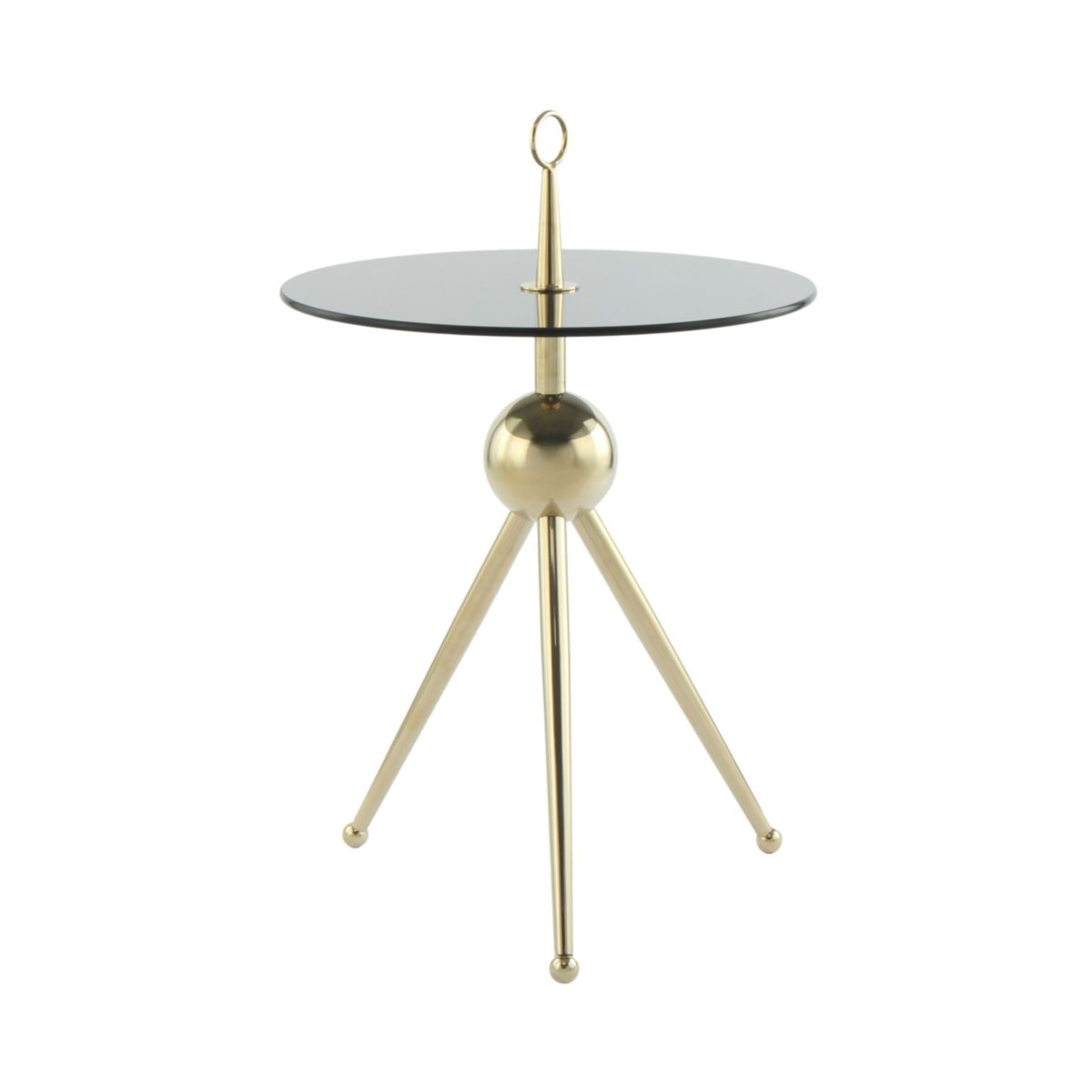 Beistelltisch Ontario 325 gold grau