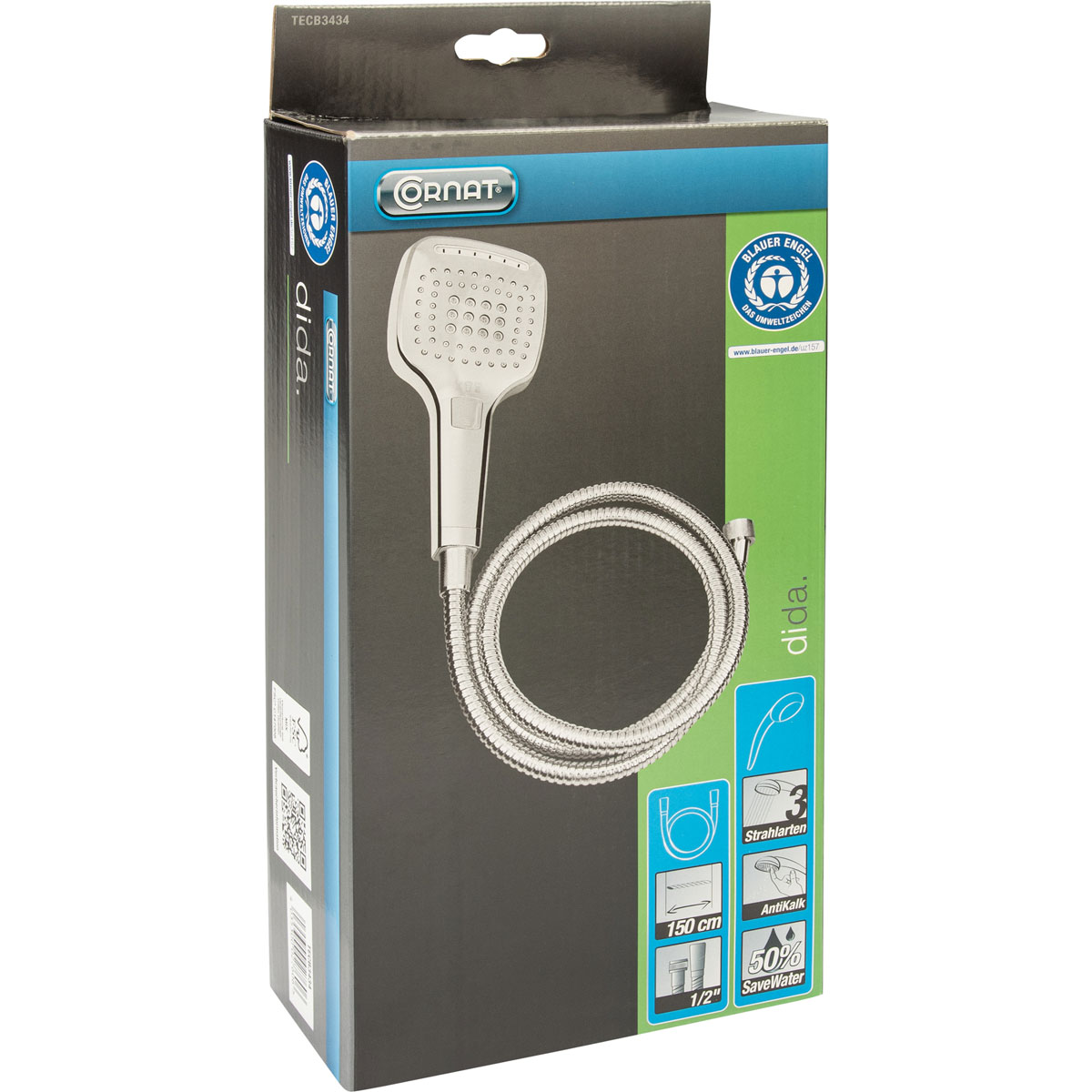 Cornat Dida Brauseset 3S chrom Blauer Engel Bild 2