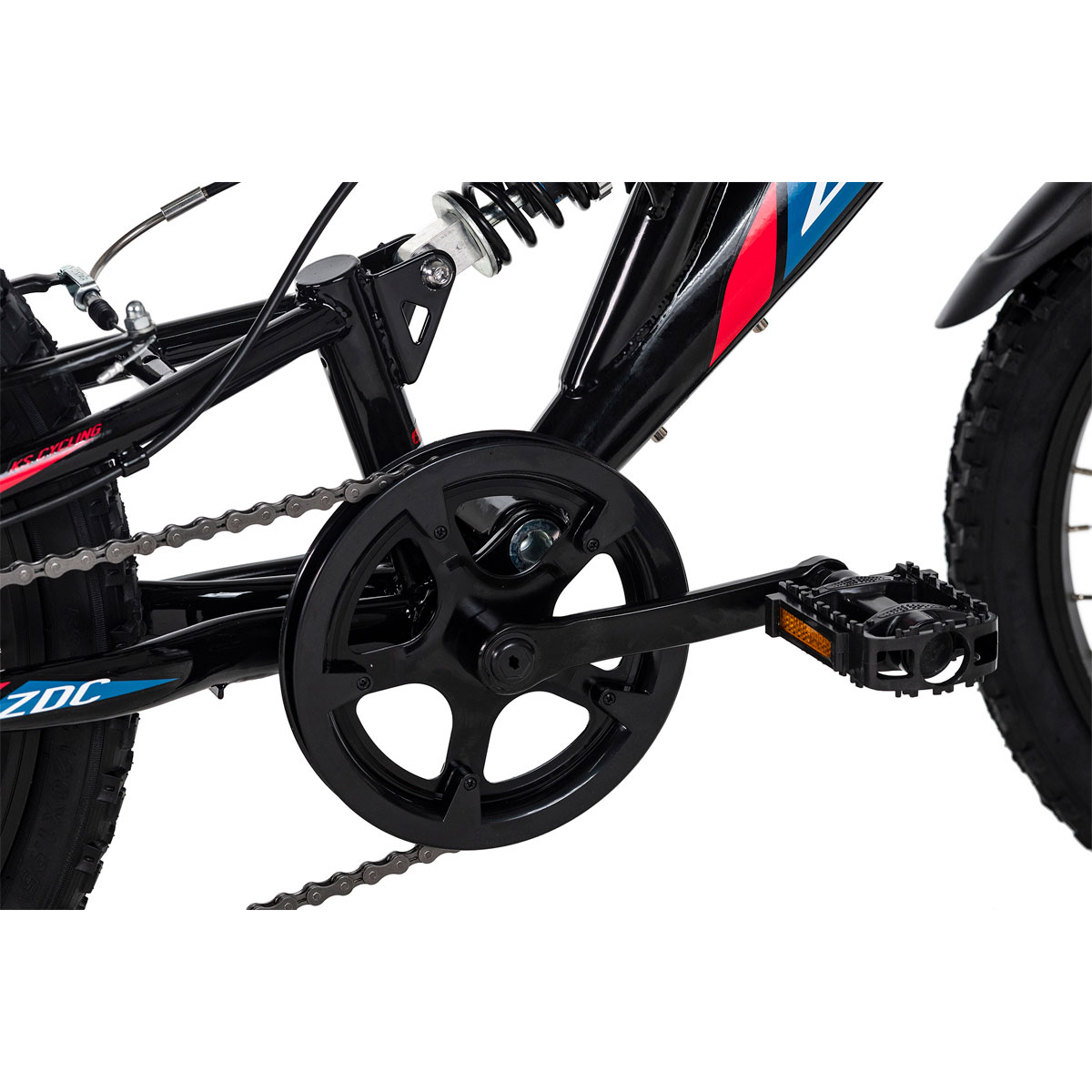 KS Cycling Mountainbike Fully ATB 20'' Zodiac schwarz-rot RH 31 cm  Bild 2