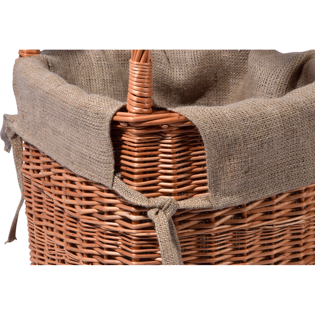 dobar Kaminholzwagen 44 x 93 x 40 cm braun Bild 5