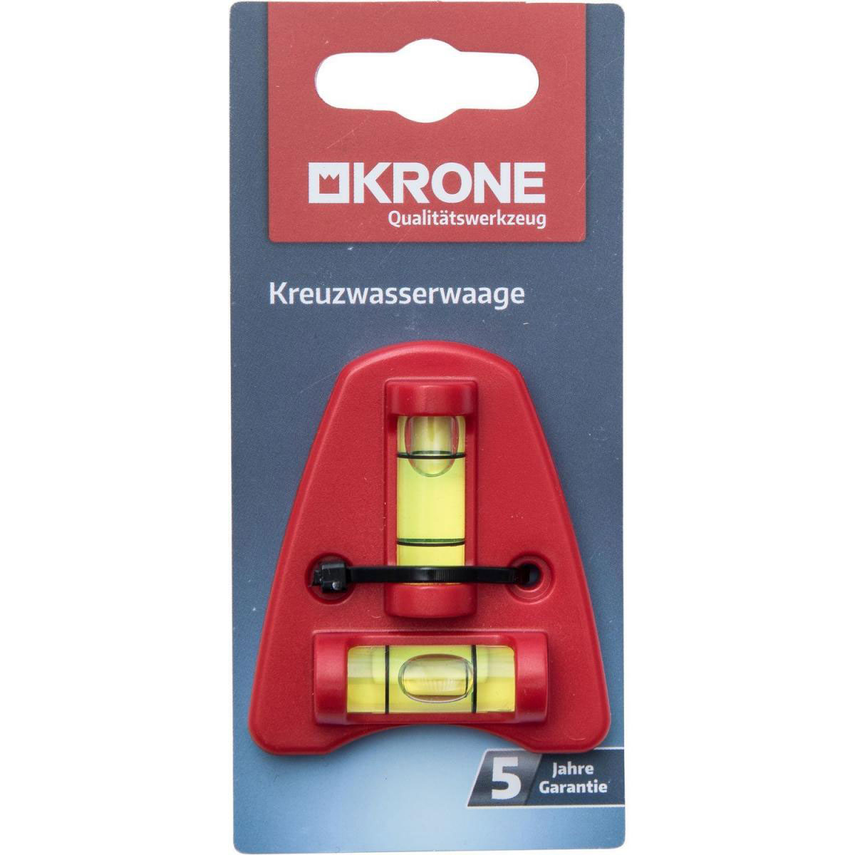 Krone Kreuzwasserwaage rot Bild 2