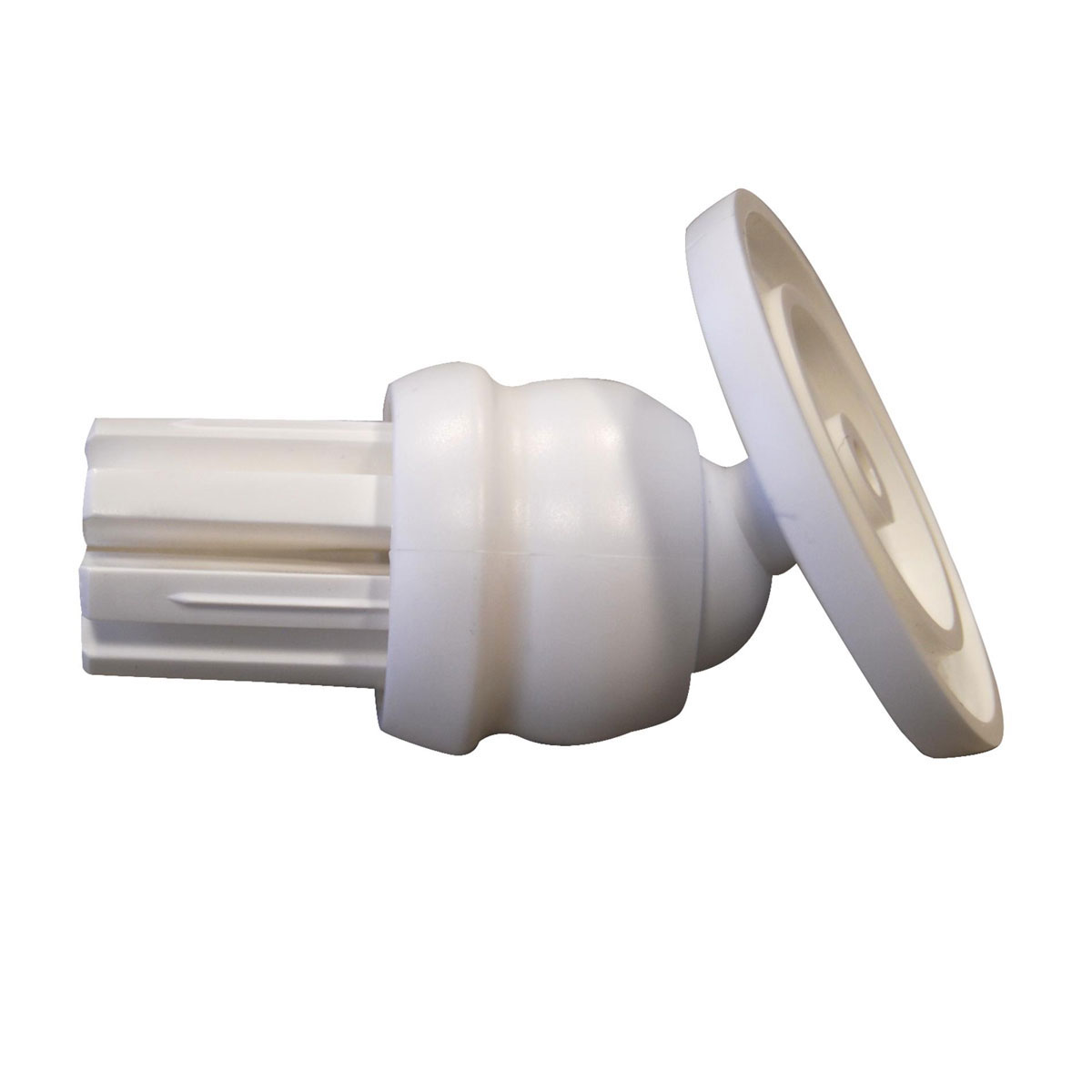 Valblue  Schrägwandadapter für 25 mm Duschgestänge Vario weiß Bild 1