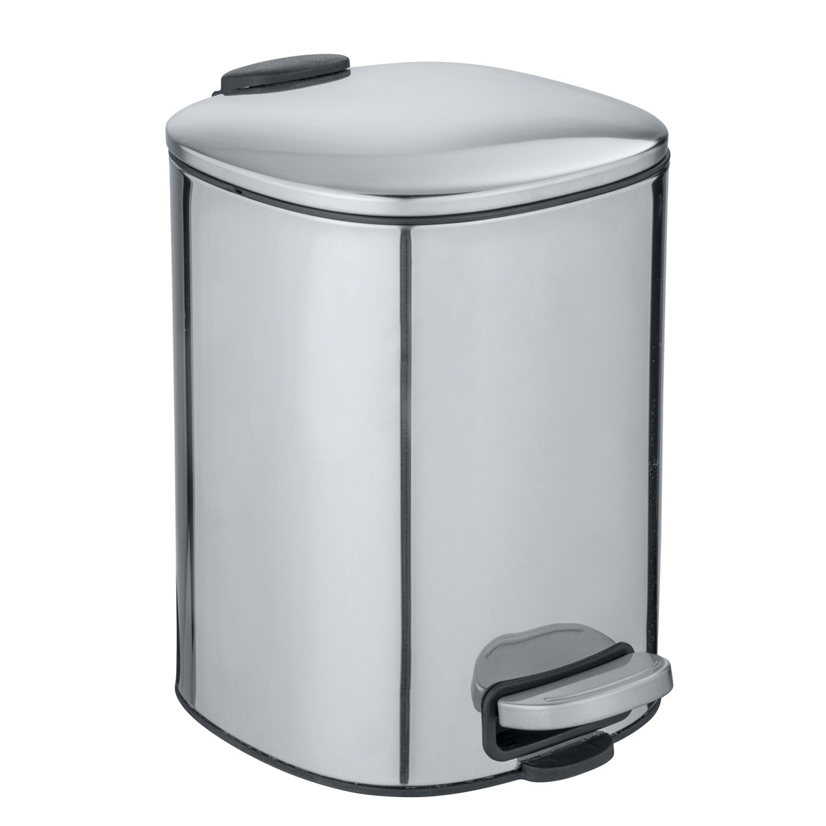 Wenko  Treteimer Alassio Edelstahl glänzend Badezimmereimer Bild 1