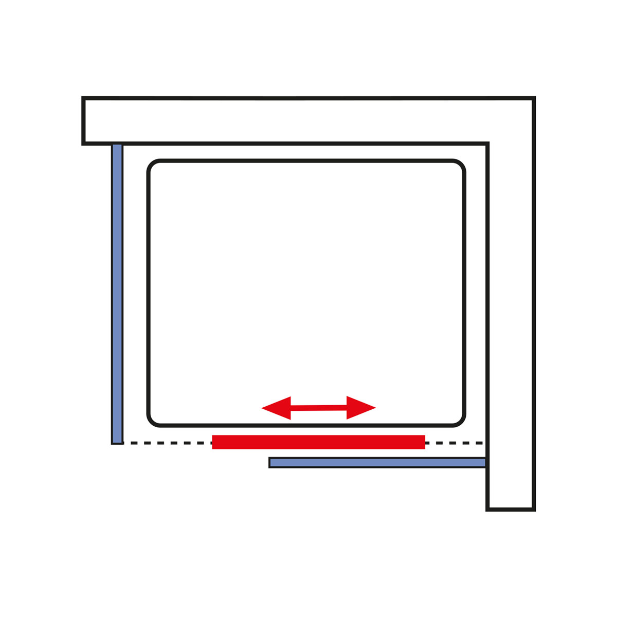 Schulte Wellnesskabine Ibiza rechts light-grün 204 x 140 x 90 cm Bild 3