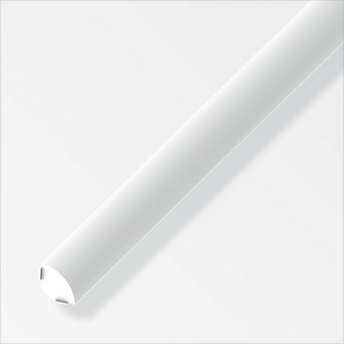 MyTool Viertelkreis-Eckleiste selbstklebend 14 mm 1m weiß