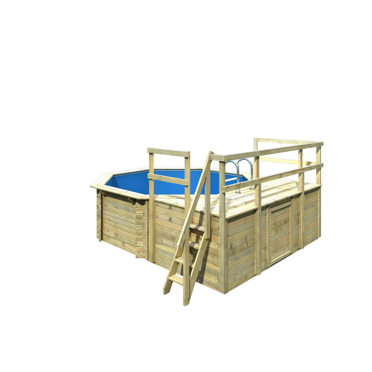 Karibu Pool 1 Variante D inkl Sonnenterrasse Bild 2