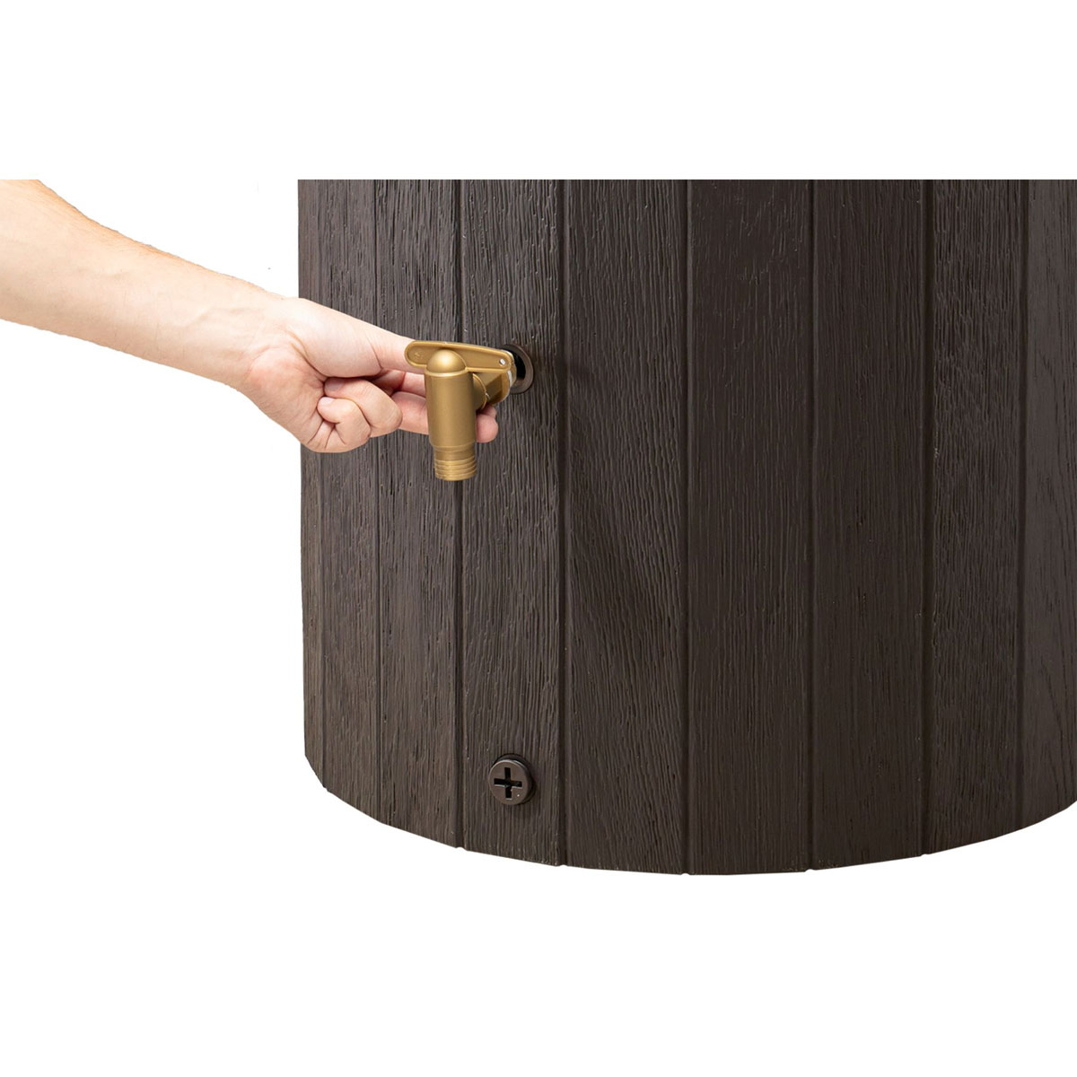 4rain Regenspeicher Madera 220 L braun Bild 3