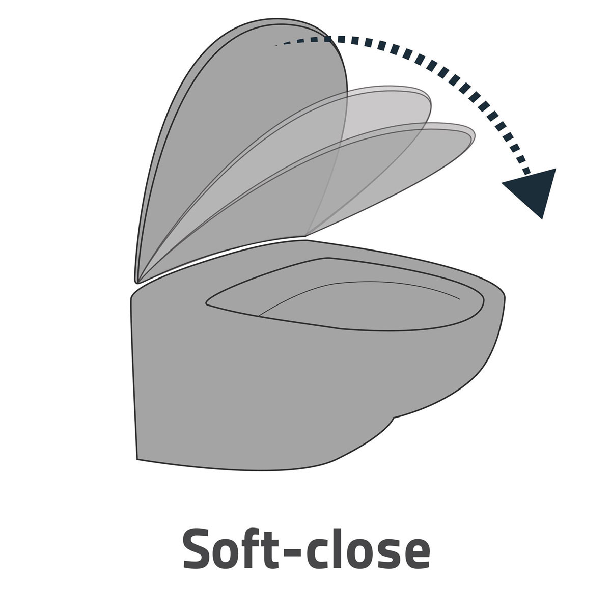 Ridder  WC-Erhöhung Premium 5 cm mit Absenkautomatik weiß Bild 5