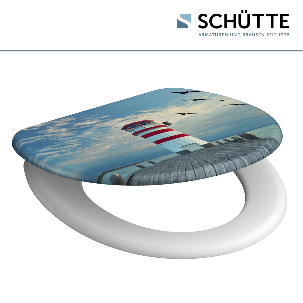 Schütte Duroplast WC-Sitz LIGHTHOUSE mit Absenkautomatik Bild 2