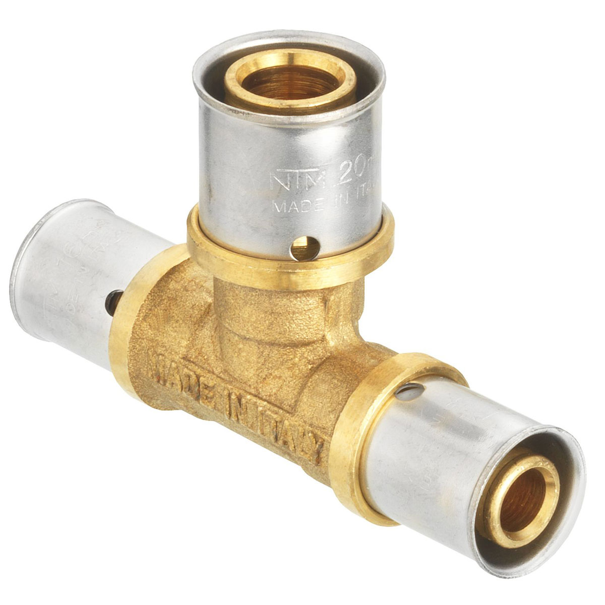 Cornat Press-T-Stück 16 mm 20 mm