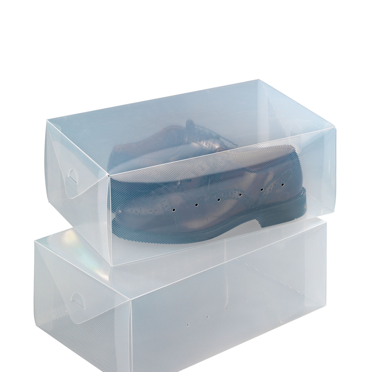 Wenko Aufbewahrungsbox transparent 2er Set Bild 1