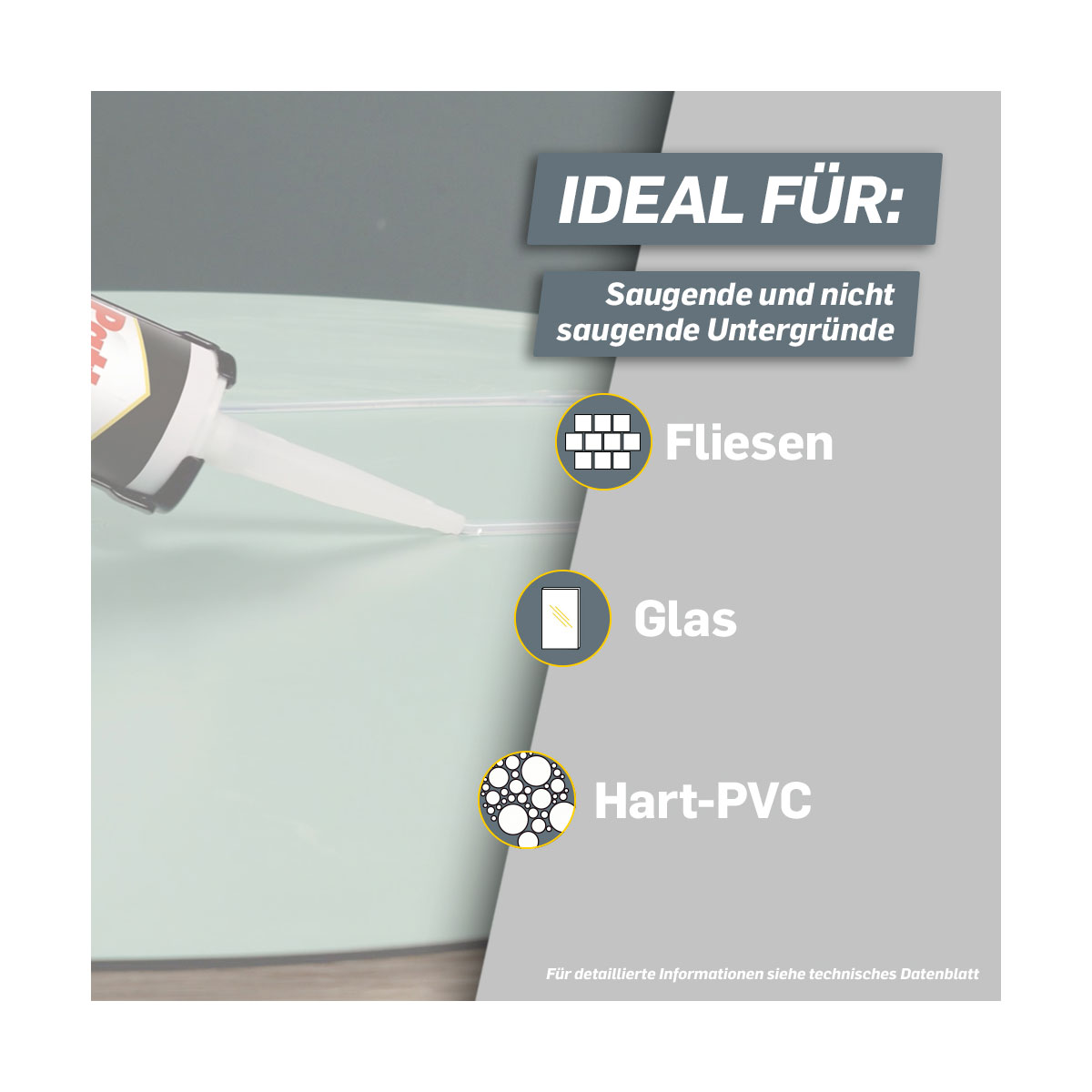 Pattex Montageklebstoff Kleben statt Bohren Kristallklar 290 g Bild 3