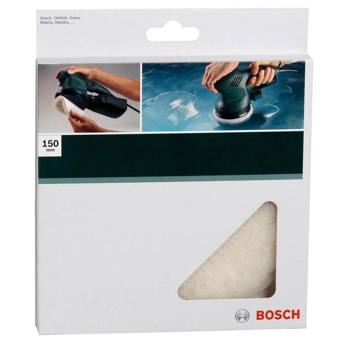 Bosch  DIY Lammwollhaube Klettsystem 12,5 cm Bild 4