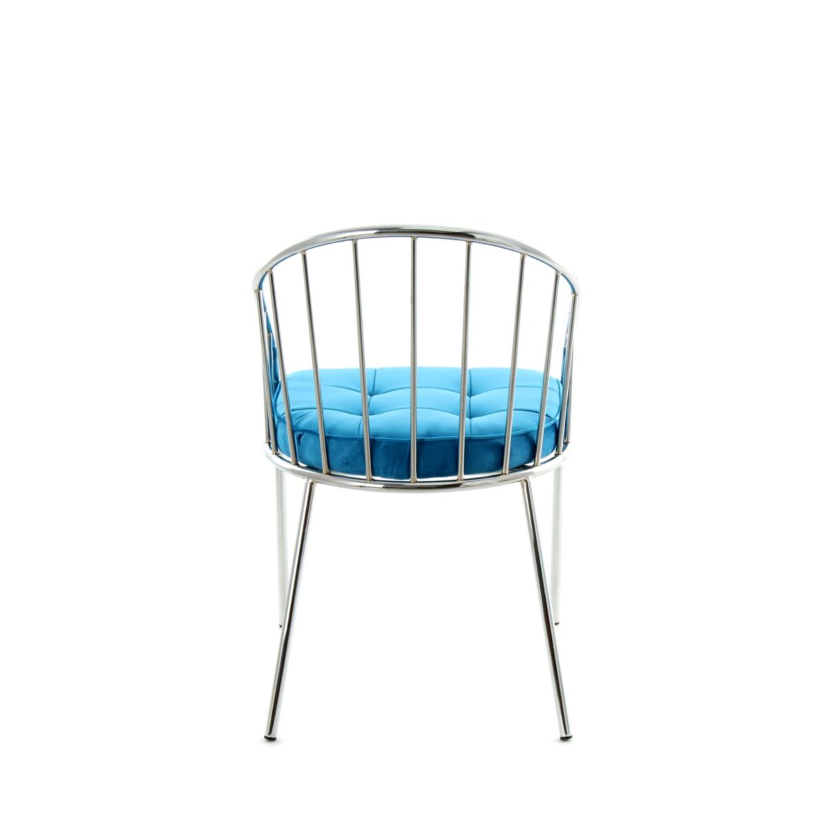 Stuhl Palma 110 blau chrom Bild 4