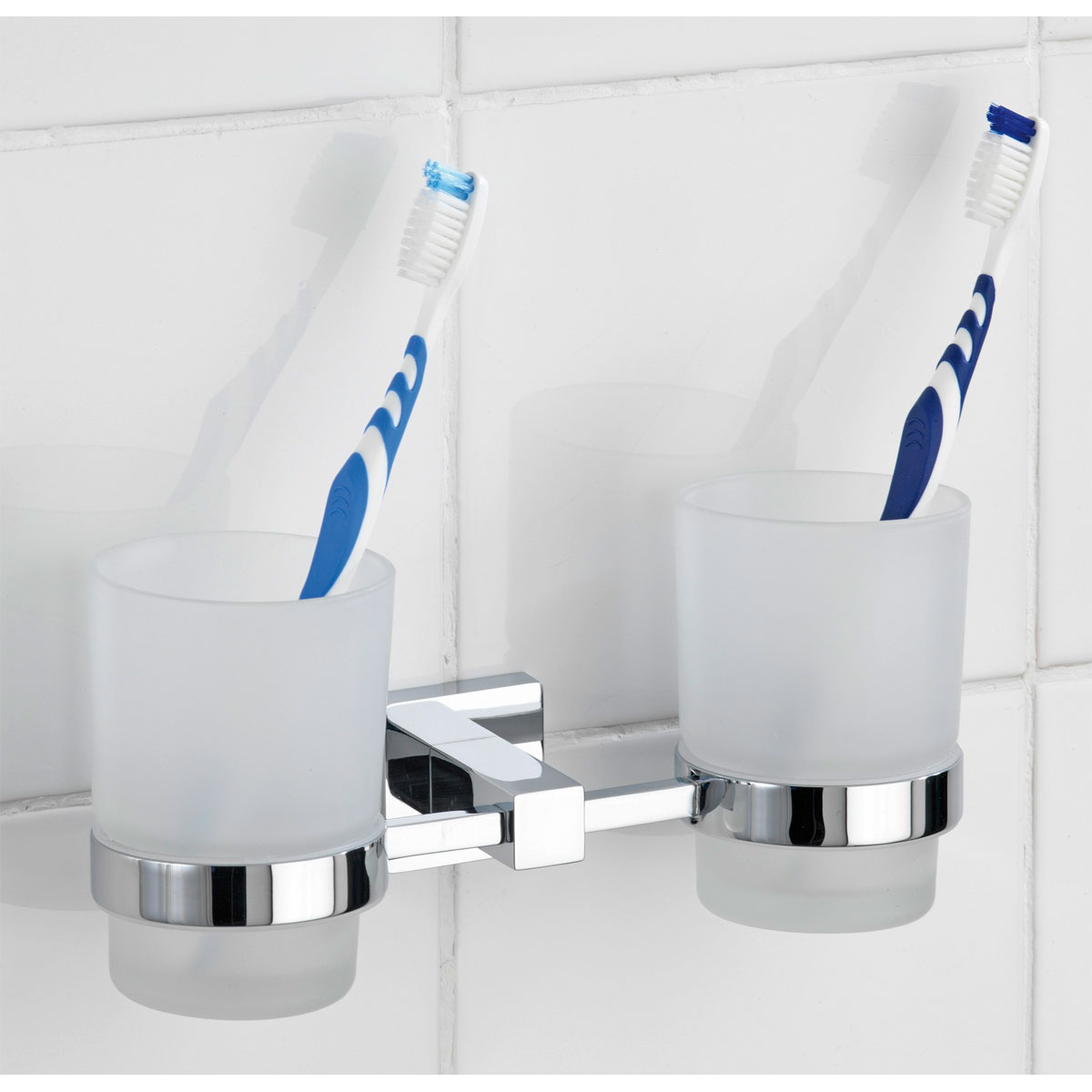 Wenko Power-Loc Zahnputzbecherhalter Duo San Remo Bild 2