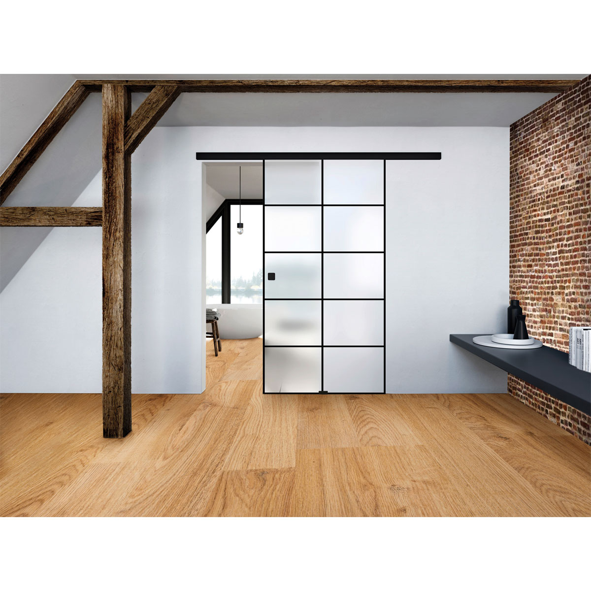 Specht Laminatboden Classic Bergmanns Eiche natur 138 x 19,3 cm Bild 8