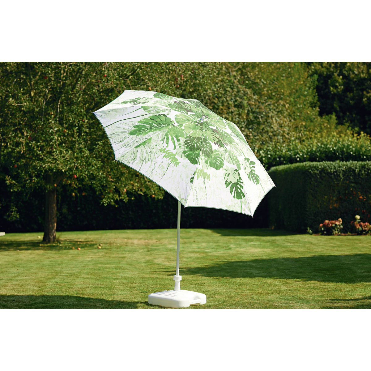 Haveson Strandschirm Palmenblätter Durchmesser 200 cm Bild 3