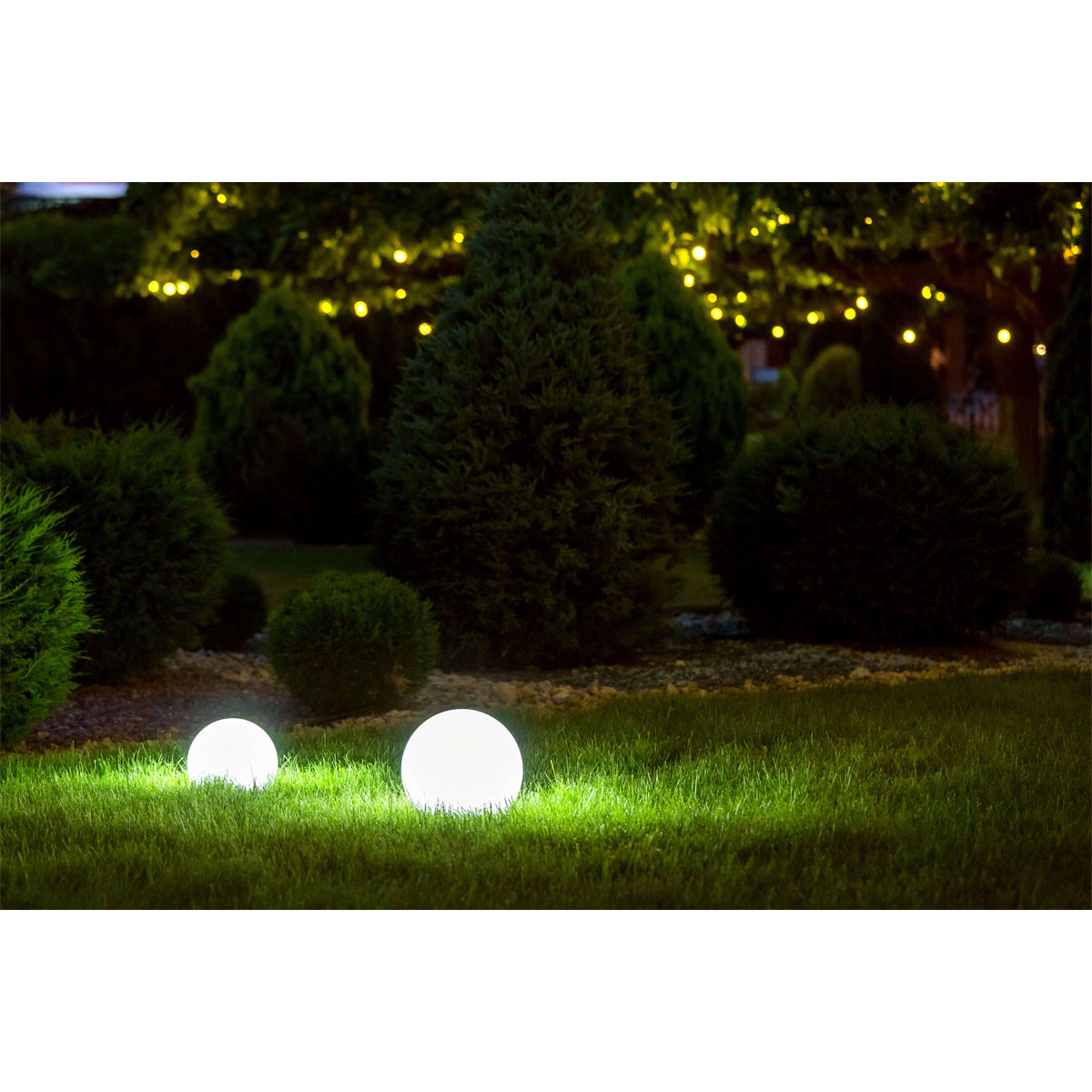 näve Kugelerdspießleuchte Durchmesser 40 cm schwarz Bild 6